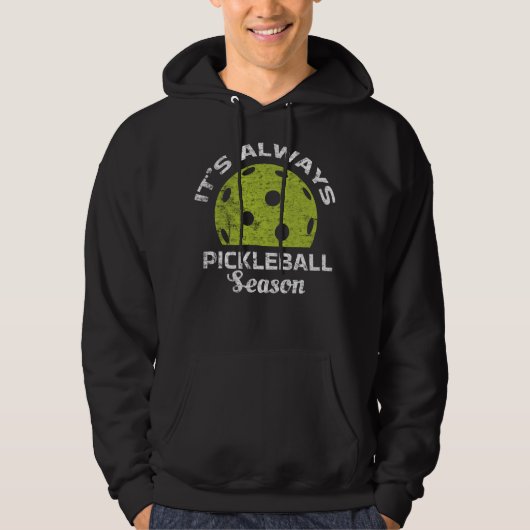 Pickleall Lover Sport Season Graphic Design Hoodie (Vorderseite)