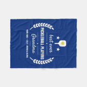 Pickleback Pielen Bestes Grandma Opa Custom Fleecedecke (Vorderseite (Horizontal))