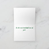 Picklebal Weihnachtskarte Dankeskarte (Innenseite)