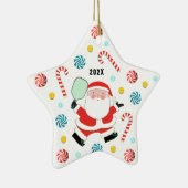 Pickleball 2023 Keepake Keramik Ornament (Rechts)