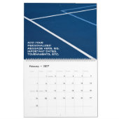 PICKLEBALL 2025 jedes Jahr Kalender (Feb 2027)