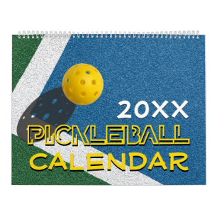 PICKLEBALL 2025 jedes Jahr Kalender