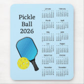 Pickleball 2026 Calendar Mousepad (Vorne)