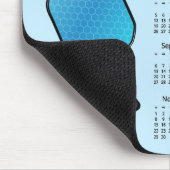 Pickleball 2026 Kalender Mousepad (Ecke)