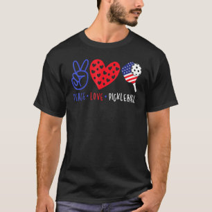 Pickleball 4. Juli Sommerturnier Frieden Lo T-Shirt