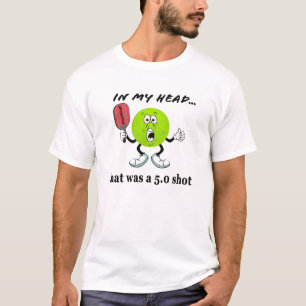 Pickleball: 5,0 Schuss T-Shirt