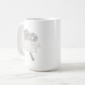 Pickleball Addict Premium Kaffeetasse (Vorderseite Links)
