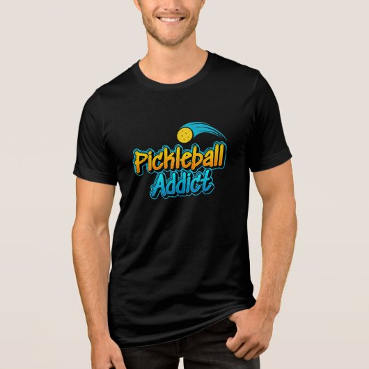 Pickleball Addict T - Shirt (Vorderseite)