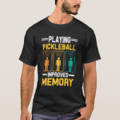 Pickleball Aiming Paddle Pickleball Player Fun H T-Shirt (Vorderseite)
