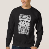 Pickleball Aiming Paddle Pickleball Player Fun Hob Sweatshirt (Vorderseite)