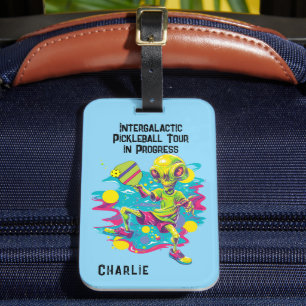Pickleball Alien Gepäckanhänger