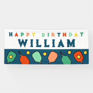 Pickleball Alles Gute zum Geburtstag Banner