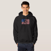 Pickleball American Flag For Pickleball Players Hoodie (Vorne ganz)