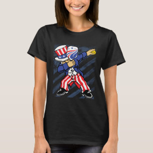Pickleball-Amerikanische Flagge 4. Juli Onkel Sam T-Shirt