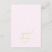 Pickleball and Prosecco Bridal Shower Tournament Begleitkarte (Rückseite)