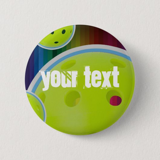 Pickleball Anpassen Personalisieren Pickle Ball Sp Button (Vorderseite)