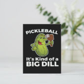 Pickleball-Art eines großen Todes Feiertagskarte (Stehend Vorderseite)