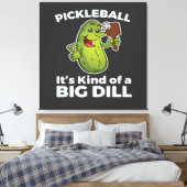 Pickleball-Art eines großen Todes Leinwanddruck (Insitu (Schlafzimmer))