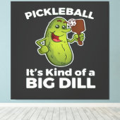 Pickleball-Art eines großen Todes Leinwanddruck (Insitu (Holzboden))