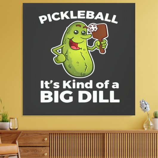 Pickleball-Art eines großen Todes Leinwanddruck (Insitu (Wohnzimmer))