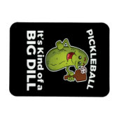 Pickleball-Art eines großen Todes Magnet (Horizontal)