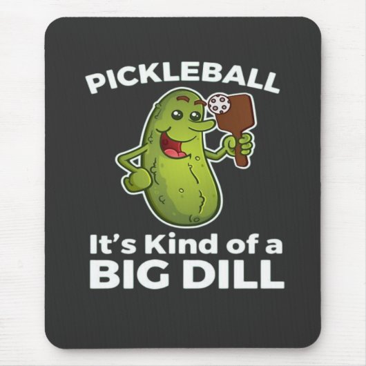 Pickleball-Art eines großen Todes Mousepad (Vorne)