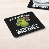 Pickleball-Art eines großen Todes Rechteckiger Pappuntersetzer (angewinkelt)