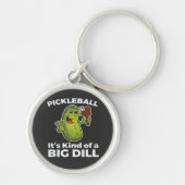 Pickleball-Art eines großen Todes Schlüsselanhänger (Vorne)