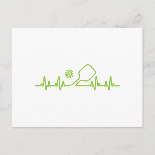 Pickleball Art für Männer Frauen Pickle Ball Pickl Postkarte (Vorderseite)