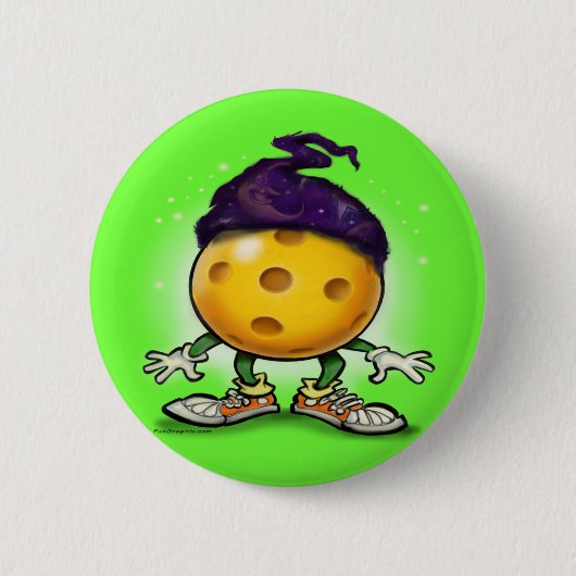 Pickleball-Assistent Button (Vorderseite)