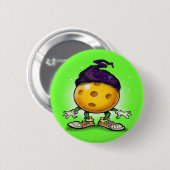 Pickleball-Assistent Button (Vorne & Hinten)