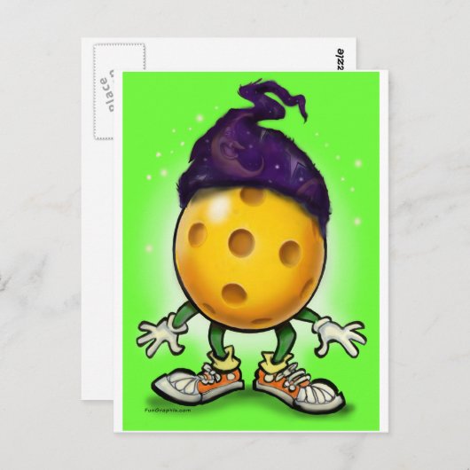 Pickleball-Assistent Postkarte (Vorne/Hinten)