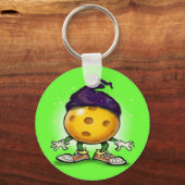 Pickleball-Assistent Schlüsselanhänger (Vorderseite)