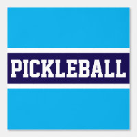 PICKLEBALL Athletic Navy Blaue Streifen