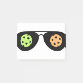 Pickleball auf meinem Kopf Post-it Klebezettel (Vorderseite)