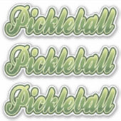 Pickleball Aufkleber (Vorderseite)