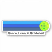 Pickleball Aufkleber (Vorderseite)