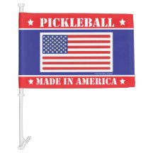 Pickleball aus der amerikanischen Flagge