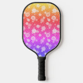 Pickleball Außenfarbenfrohe Blume Schläger (Vorderseite)