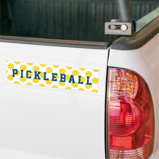 Pickleball-Autoaufkleber Autoaufkleber (Auf Lkw)