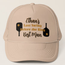 Pickleball Bachelor Party Black Gold Personalisier