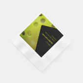 Pickleball Bachelor Party Classic Stilvolles Dink Serviette (Ecke)