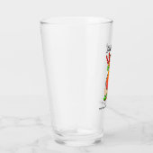 Pickleball Bachelorette Wedding Dinks & Drinks Glas (Rechts)