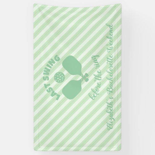 Pickleball Bachelorette Weekend Banner (Vertikal)