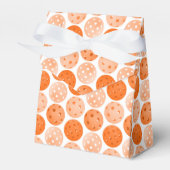 Pickleball Ball, Orange Pickleball Balls auf Weiß Geschenkschachtel (Vorderseite)