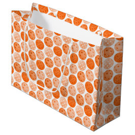 Pickleball Ball, Orange Pickleball Balls auf Weiß Große Geschenktüte