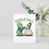 Pickleball Ballroom Dancing Begleitkarte (Stehend Vorderseite)