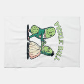 Pickleball Ballroom Dancing Geschirrtuch (Horizontal)
