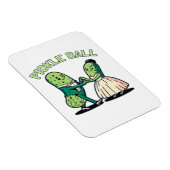 Pickleball Ballroom Dancing Magnet (Rechte Seite)