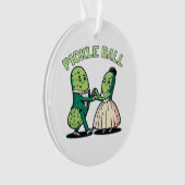 Pickleball Ballroom Dancing Ornament (Vorderseite)